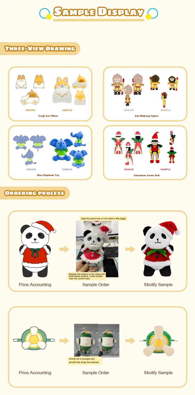 Custom Stuffed Animals Plush Toy Custom Plushie Promotional Soft Animal Toy Kids Make Own Design Custom Corporate Mascot