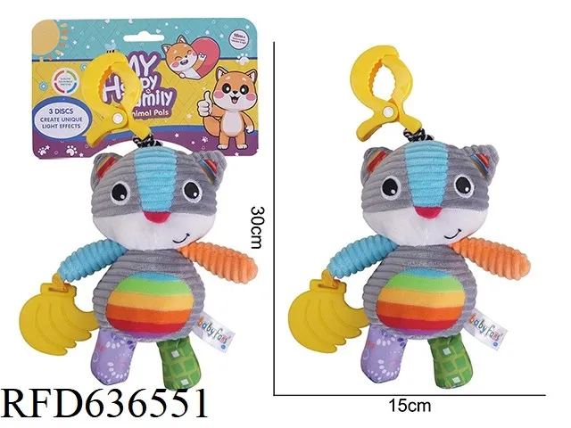 Hanging Rattle Plush Animal Musical Toys Newborn Baby Doll Toys
