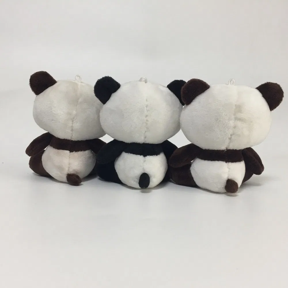 Plush Panda Soft Sitting Stuffed Animal Toy Promotional Keychain Gift