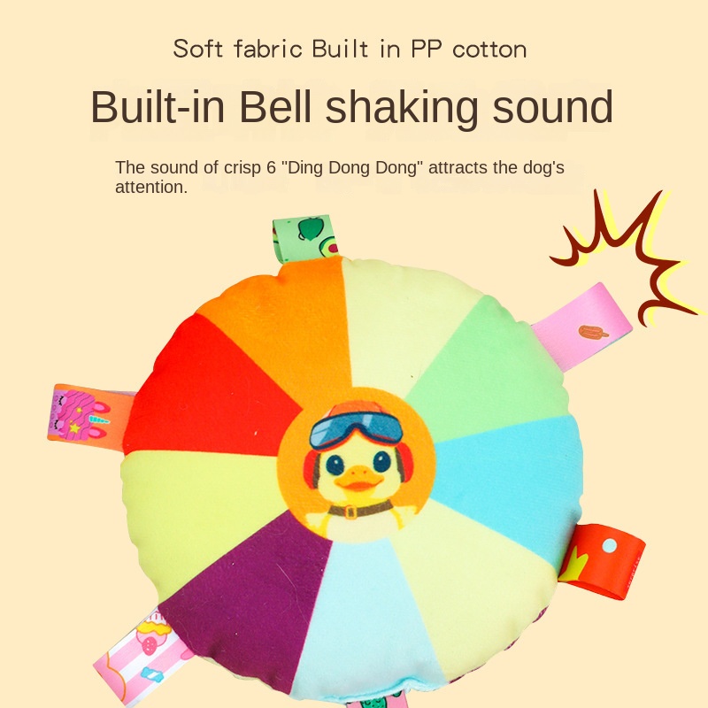 Eco-Friendly Plush Interactive Sound Toy for Dog Training and Pet Play