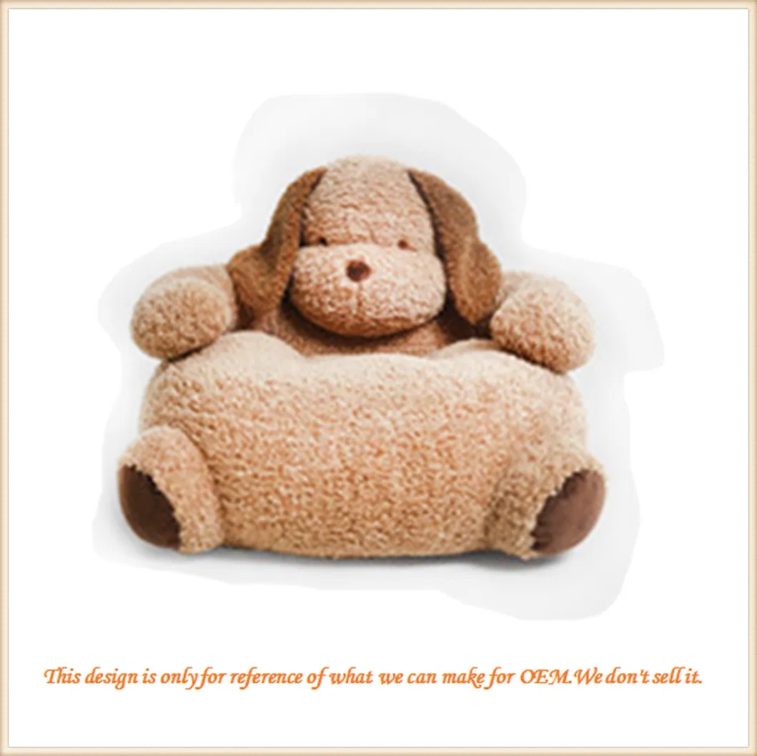 Customized Stuffed Plush Kids Seat Stuffed Toy Cartoon Animal Cute Lamb