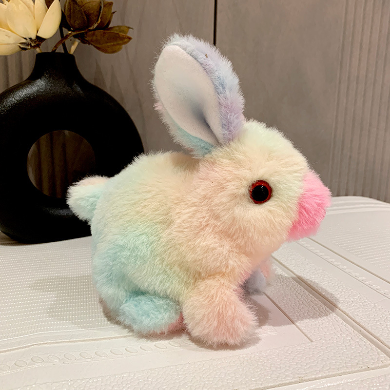 Wholesale Price Personalized Plushie Custom Design Super Soft Animals Doll Toys Simulation Lifelike Small Promotional Stuffed Plush Bunny Rabbit Factory