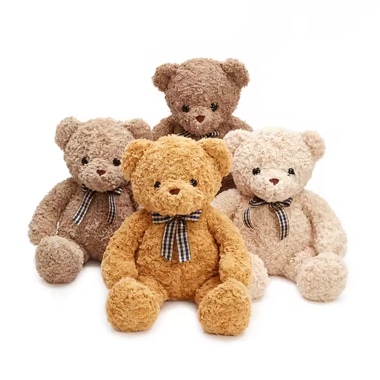 Wholesale Fluffy Stuffed Plush Mini Small Teddy Bear Plush Toy With Clothes