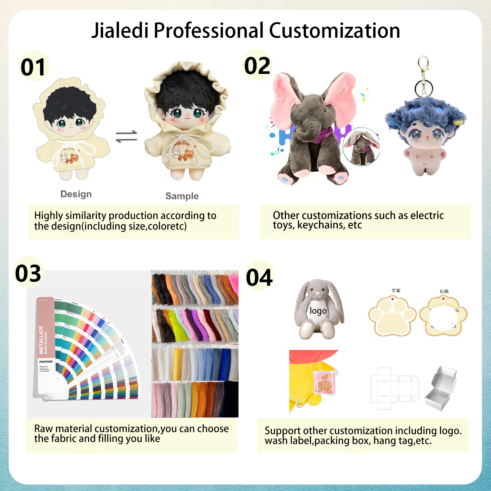 Manufacturer Custom Sitting Animal Plush Toy Custom Size Color Zoo Animal Stuffed Doll for Brand Gift