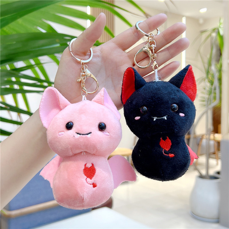 Plush Bat Keychain