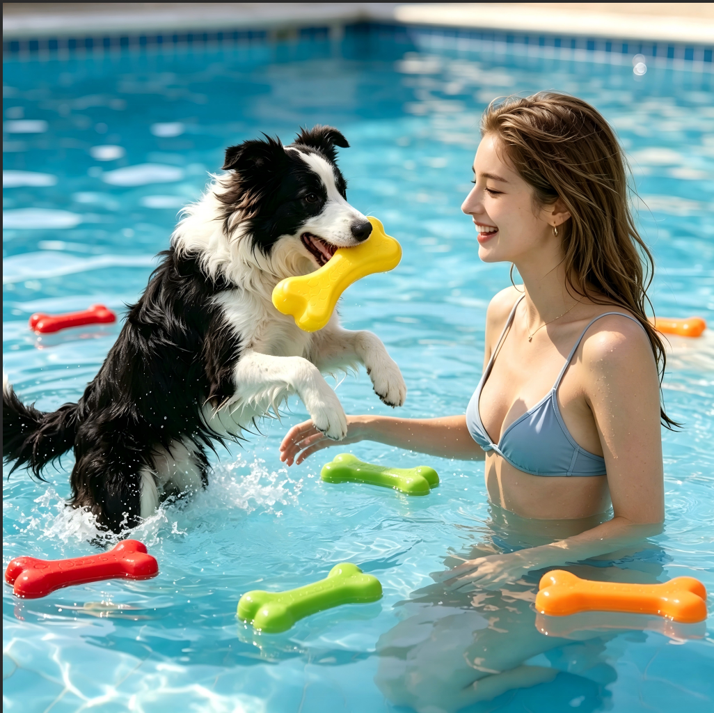 Soft Non Toxic Puppy Teething Bone With Grip Pet Chew Toys Dog Chewing Toys For Small Breed Puppies OEM/ODM Available