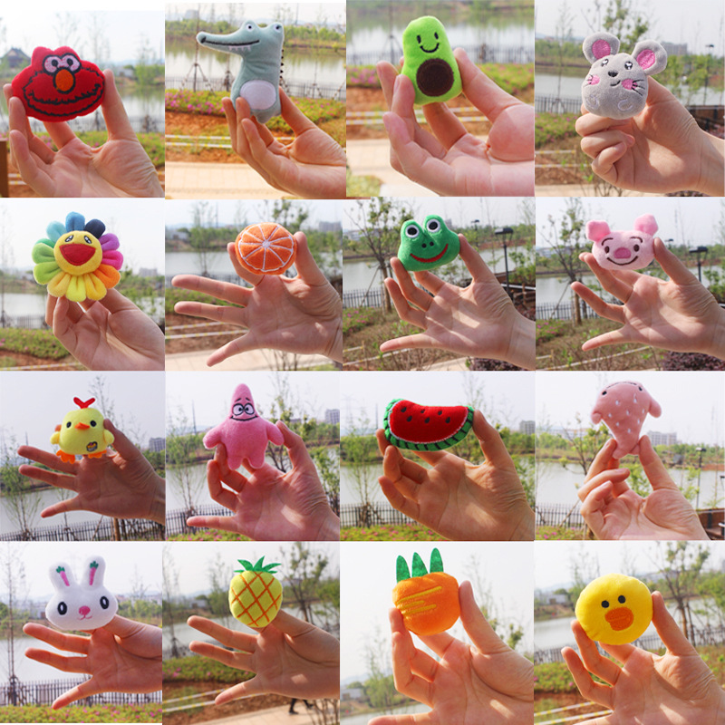 Factory 5cm Mini Plush Toy Doll Claw Machine Plush Stuffed Animal Toys With Keychains