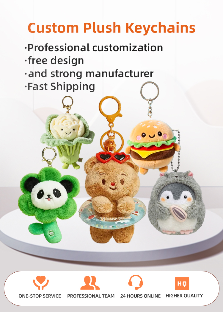 Custom Plush Keychain Banner