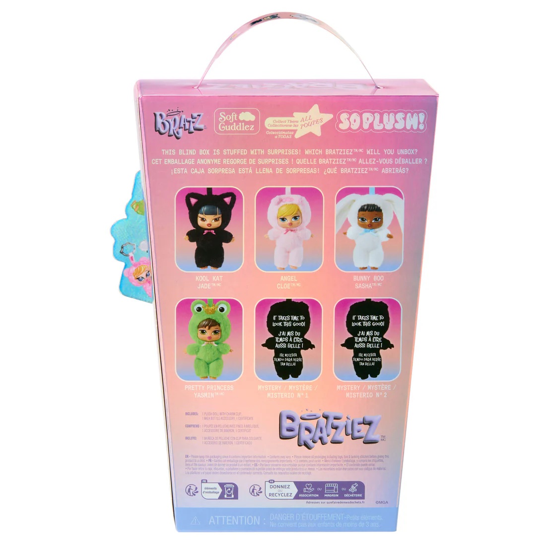 Official USA Bratzz Bratziezz Iconzz Series Plush Keychain Charm Pendant Blind Surprise Boxes Collectible Toys Home Decoration