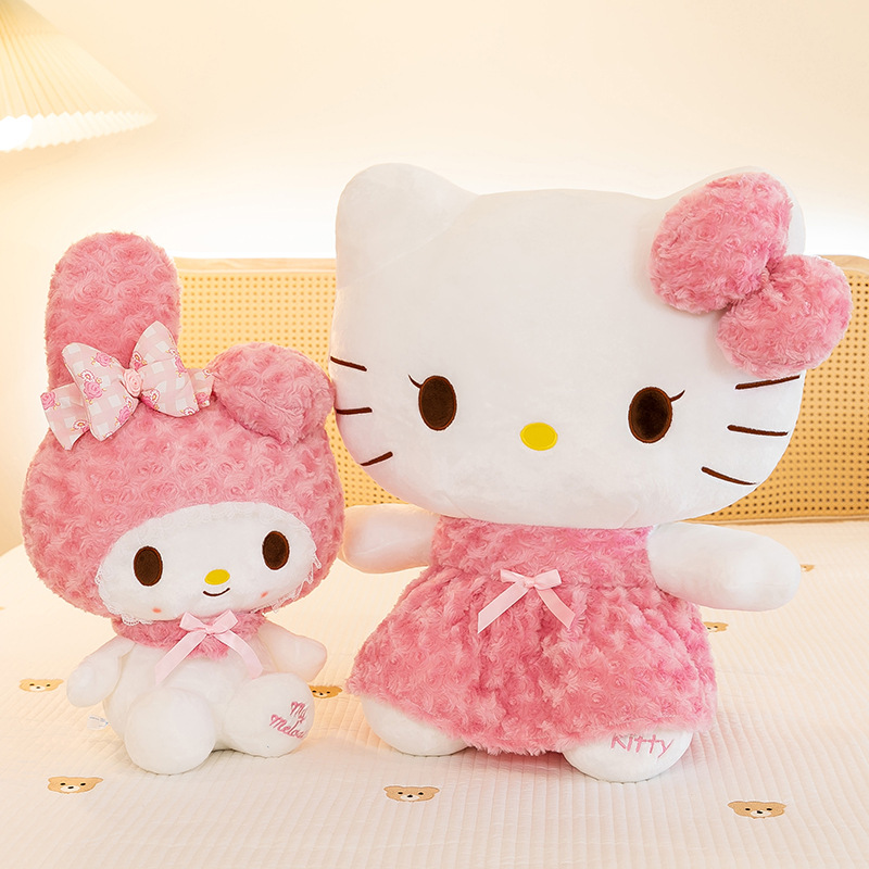 Sanrioss HelloKitty Super Soft Plush Toys Large Huggable Stuffed Animal with PP Cotton Filling for Holiday Decoration Gift