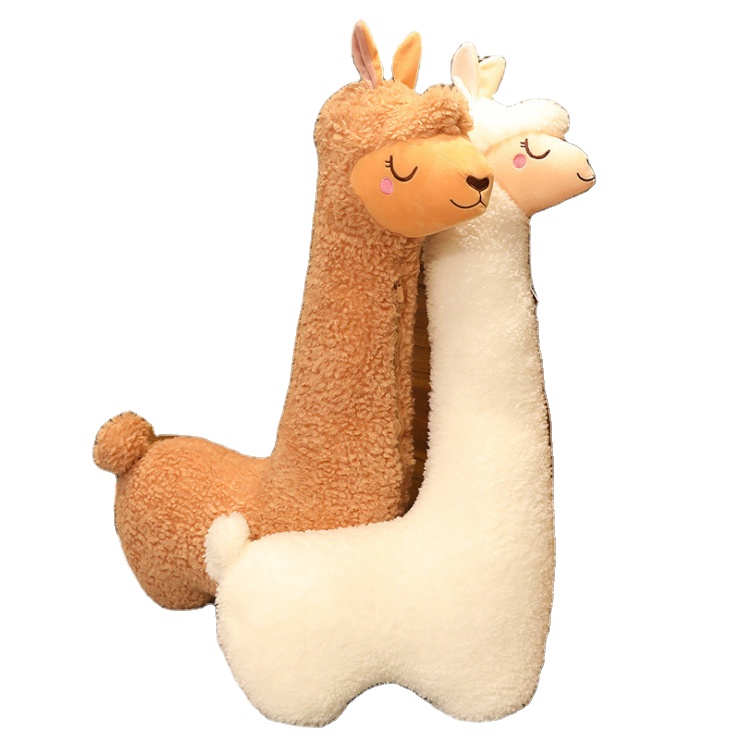 Big Size Cute Shape Animal Alpaca Stuffed Hold Pillow Custom Sheep Plush Toy Giant Alpaca Plush Toy