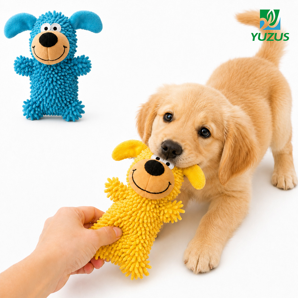 Tough Chewer Plush Sound Toy Stuffed Animal Dog Toy Squeaky Plush Dog Toy