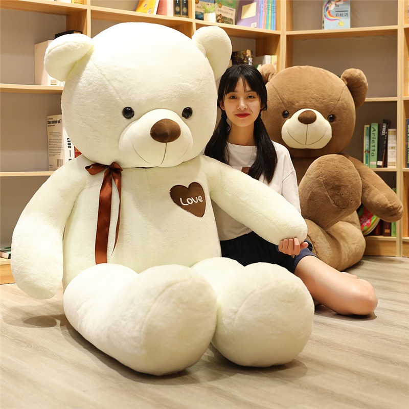 Large Hug Teddy Bear Plush Toy Bed Pillow Super Soft Plush PP Cotton Filling Birthday Gift Women Custom Colorful Weighted Relief