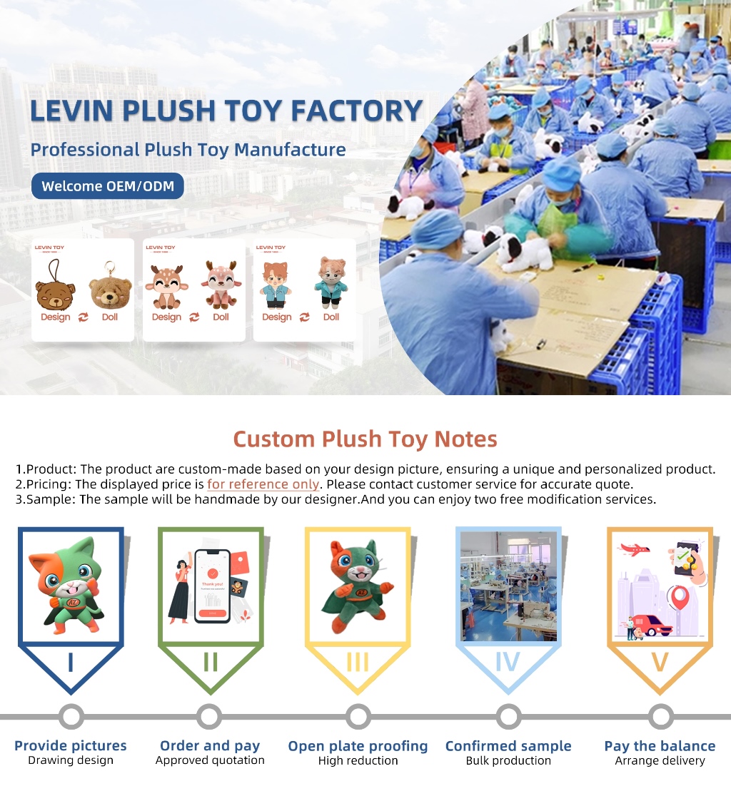 Custom Plush Toy Manufacturer Custom Plushies Design Build Your Own Brand Plush for Kid Gift Stuffed Animal Toys Plush Custom