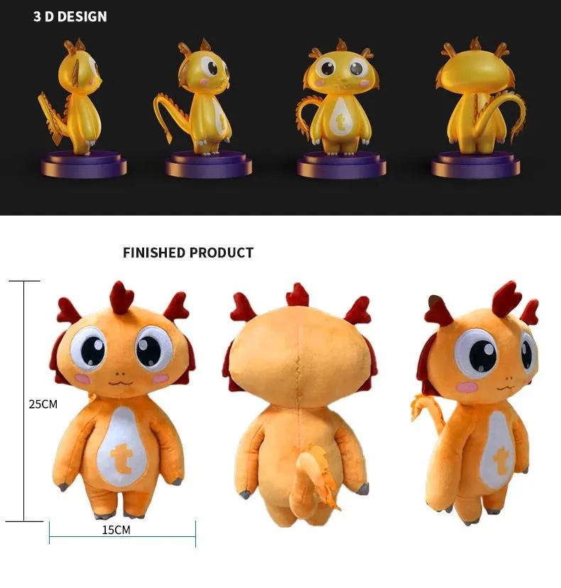 Customized Enterprise IP Mascot Plush Toys