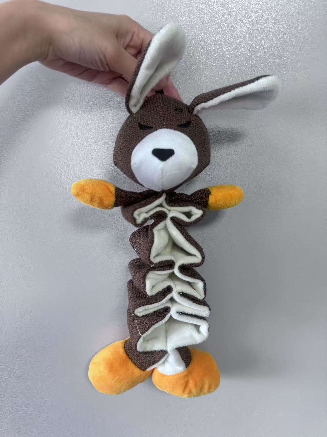 Interactive Vocal Plush Dog Toy Sustainable Animal Shape Design for Pet Training for Dogs and Cats with PP Cotton Filling