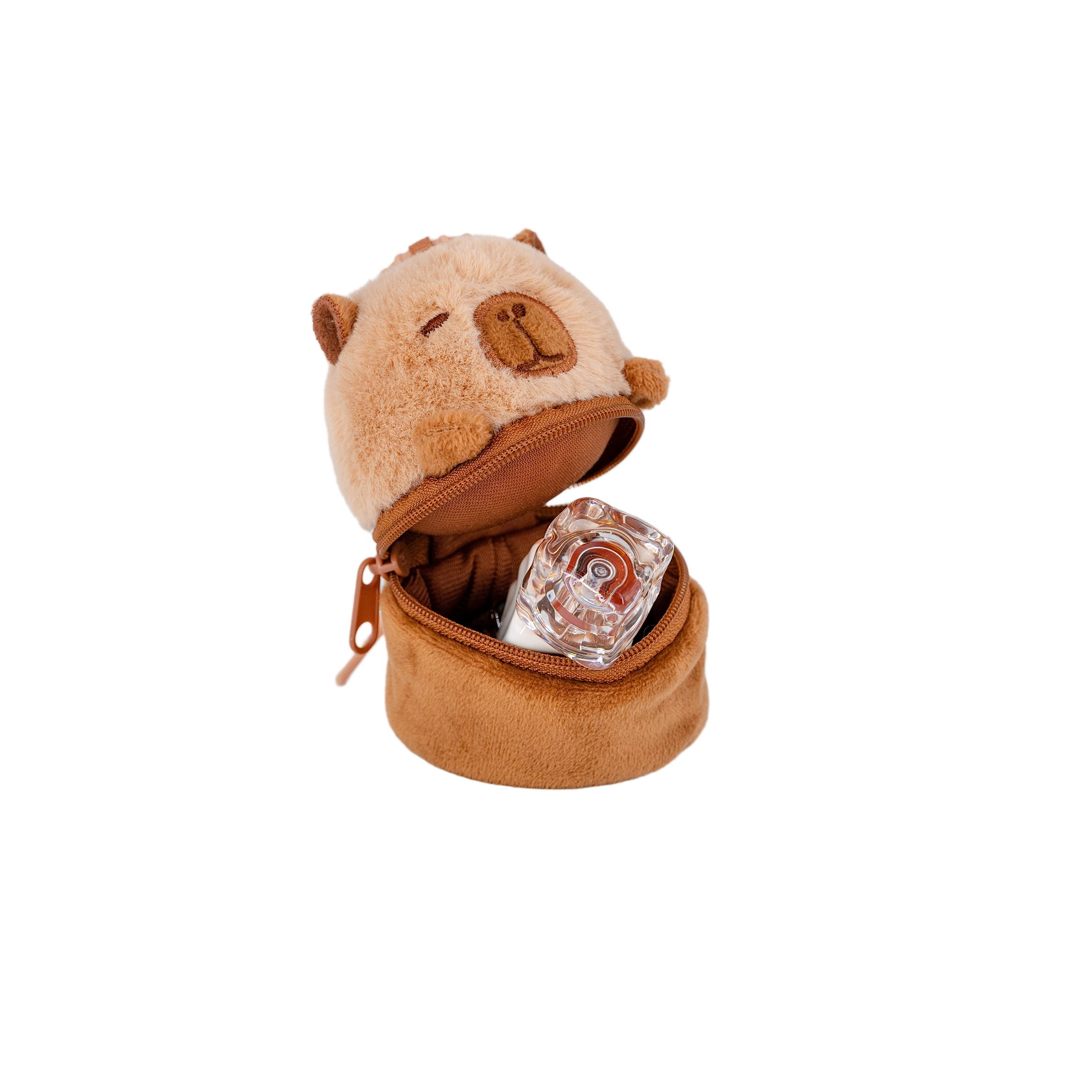 Wholesale Adorable Capybara Plush Keychain Cute Capybara Pendant Toy for Claw Machines Perfect for Bulk Orders