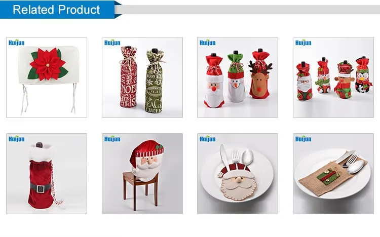 Christmas Crafts Novelty Standing Decoration Plush Xmas Doll Personalized Ornament