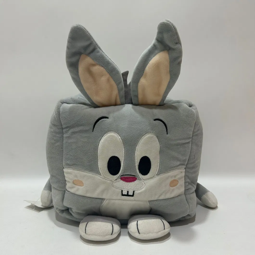Cube Plush Toys Kwaii Stuffed Baby Toys for Fun BSCI Factory
