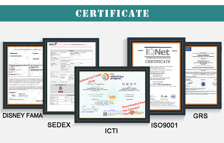 Quality certificates