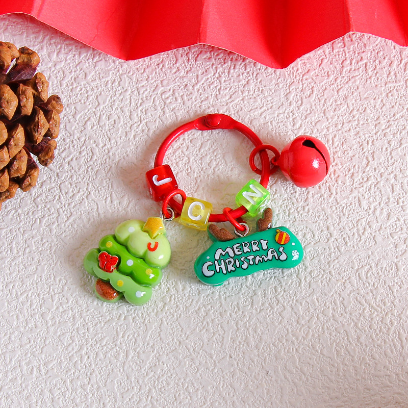 Vigreat New Product Christmas Anime Toys Wholesale Plush Gifts Decorations Wristlet Safety Acrylic Keychain