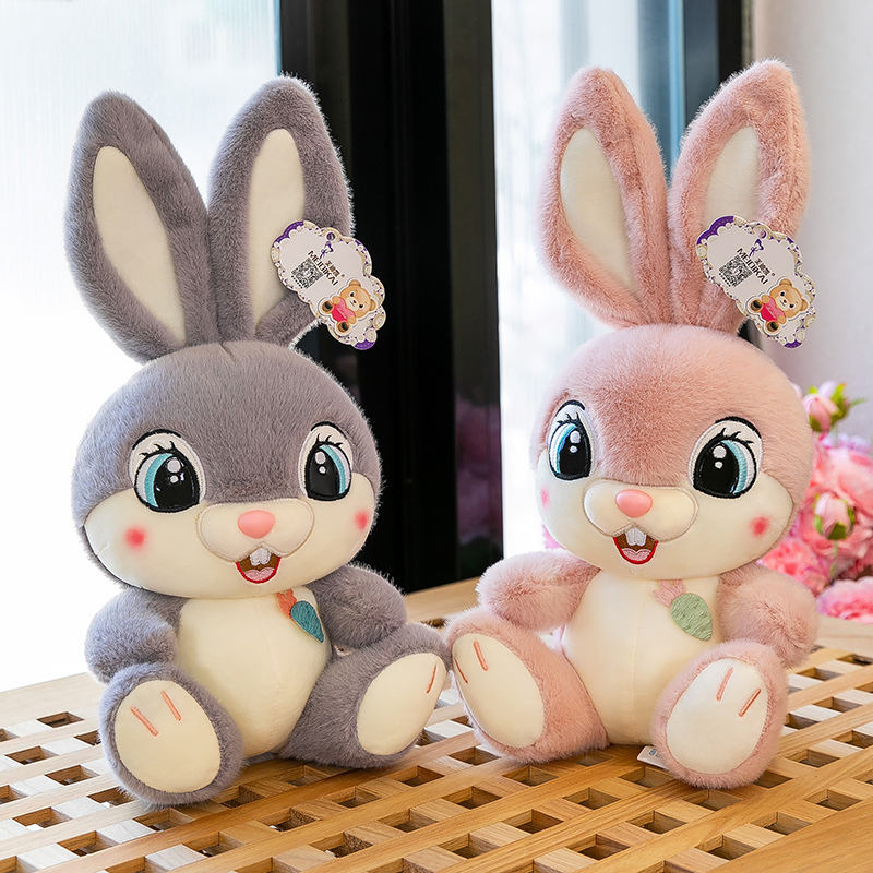 2026 Hot Selling Custom Plush Stuffed Cartoon Rabbit Toy for Kids