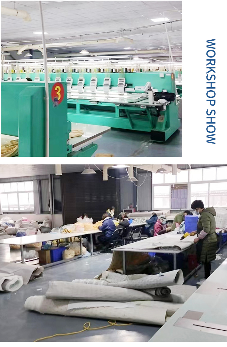 Embroidery machine room