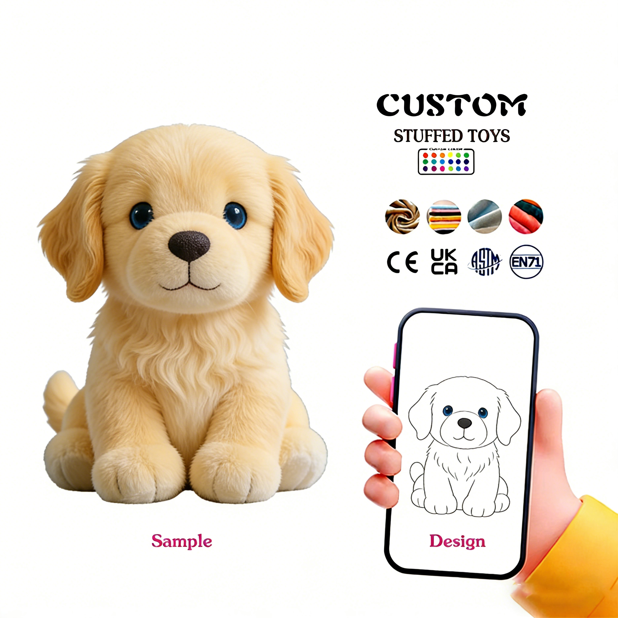 Cute White Plush Toy Rabbit Factory Direct Sale Customizable OEM/ODM Production Available Customized Plush Toy Service Provided