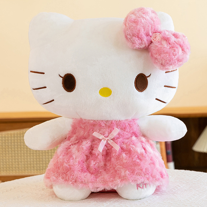 Sanrioss HelloKitty Super Soft Plush Toys Large Huggable Stuffed Animal with PP Cotton Filling for Holiday Decoration Gift