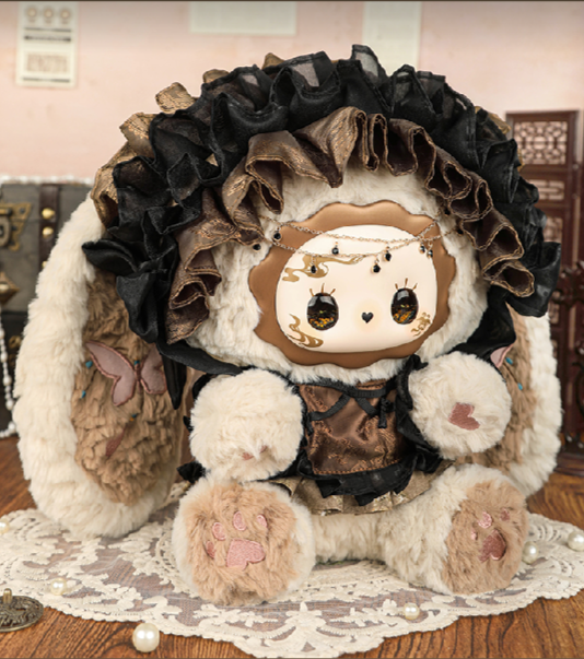 Original Lucky Emma Searching for the Dreaming Rabbit 400% Hanging Card Plush Toy Mystery Box Birthday Gifts Collectible