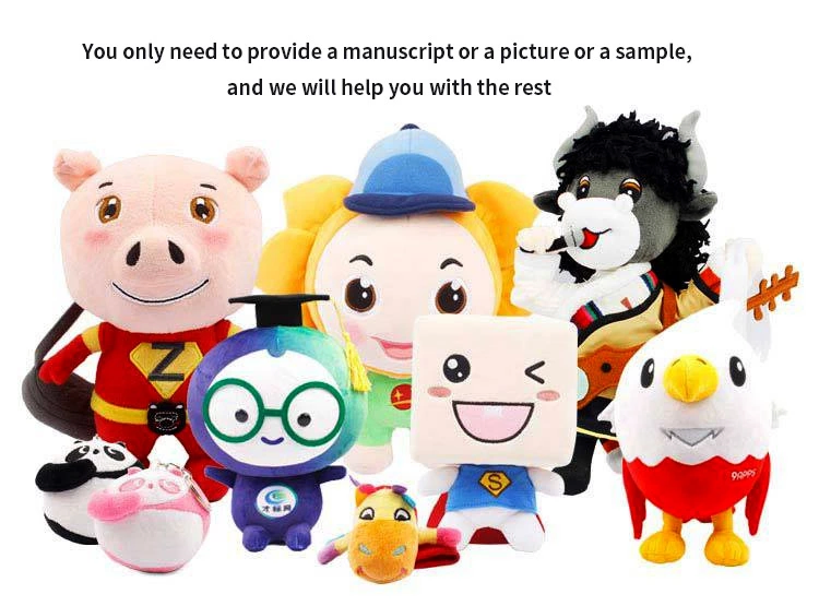 Soft Mascot Toy Stuffed Details