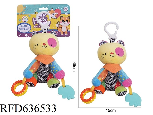 Hanging Rattle Plush Animal Musical Toys Newborn Baby Doll Toys