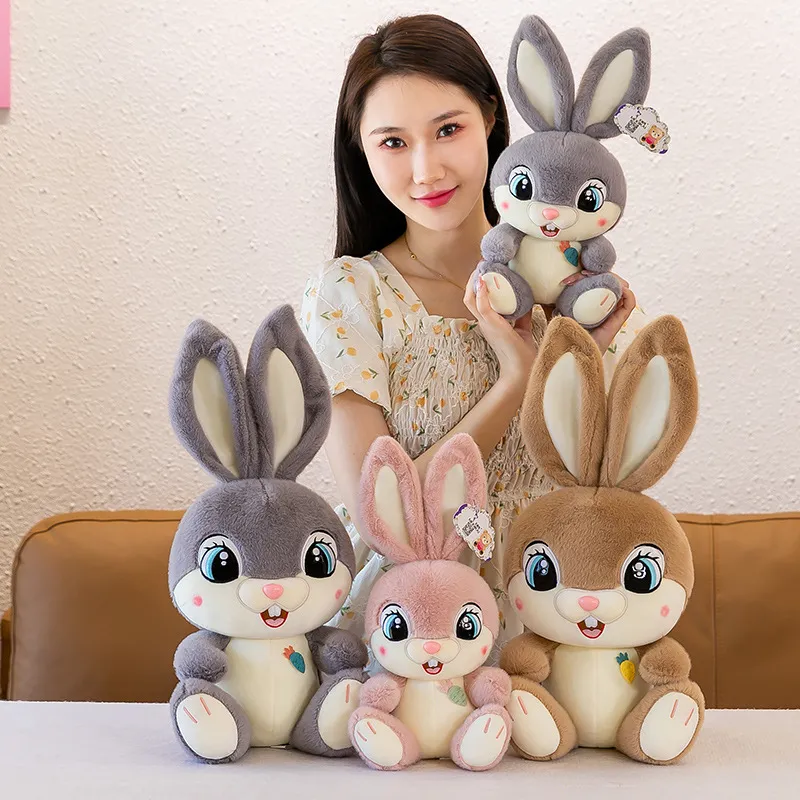 2026 Hot Selling Custom Plush Stuffed Cartoon Rabbit Toy for Kids