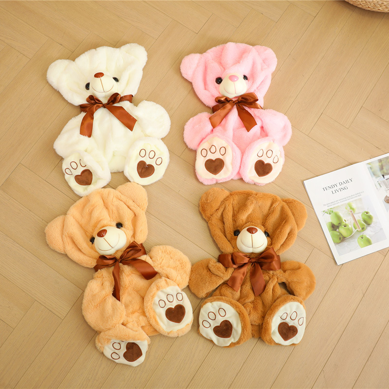 Yangzhou Manufacturer Custom PP Cotton Filled Giant Teddy Bear Plush Toys with Stress Relief Function Soft Material Custom Sizes