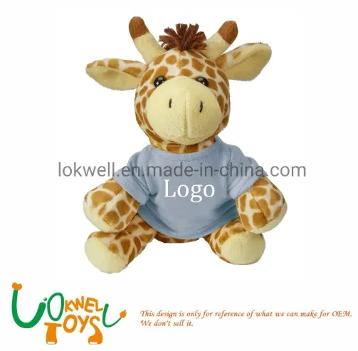 Promotional Gift Cute Giraffe Plush Toy Stuffed Cartoon Animal Giraffe Kids Toy