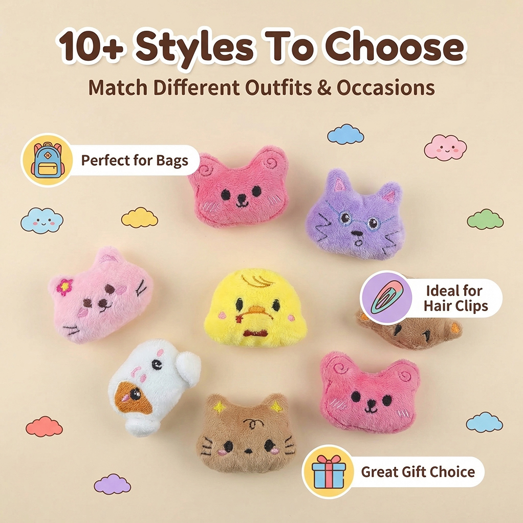 Customized Mini Stuffed Plush Animal Toys High Quality Mini Soft Plush Cat Tiger Rabbit Doll Gifts Plush Cartoon Animal Toys