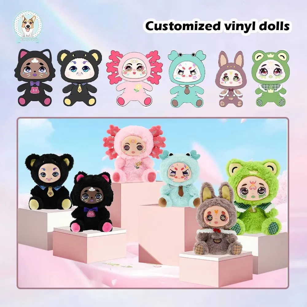 Original Kawaii Doll The Monster Big Into Energy Vinyl Plush Doll Toy Vinyl Face Series Mystery Collection Box Doll