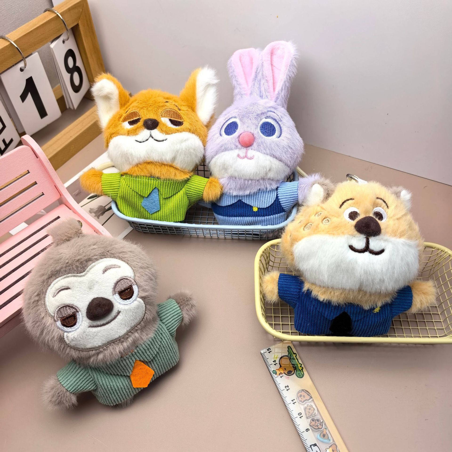 Zootopia Plush Mystery Plush Keychain Toy Adorable Collectible Character Dolls Pendant Surprise Gift