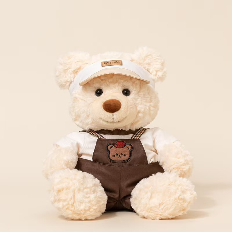 New Deisng Brown Teddy Bear with T-Shirt Cloth Custom Promotional Gift Plush Toy