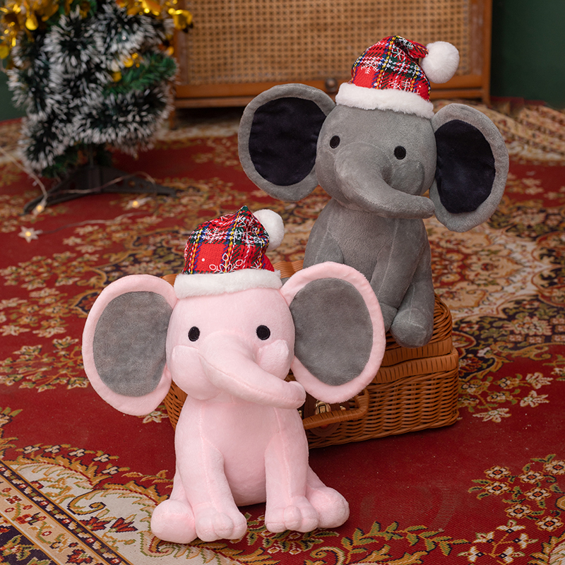 Wholesale Stuffed Animal Little Elephant Plush Toy Kids Birthday Gift Cute Big Ears Christmas Elephant Plush Doll