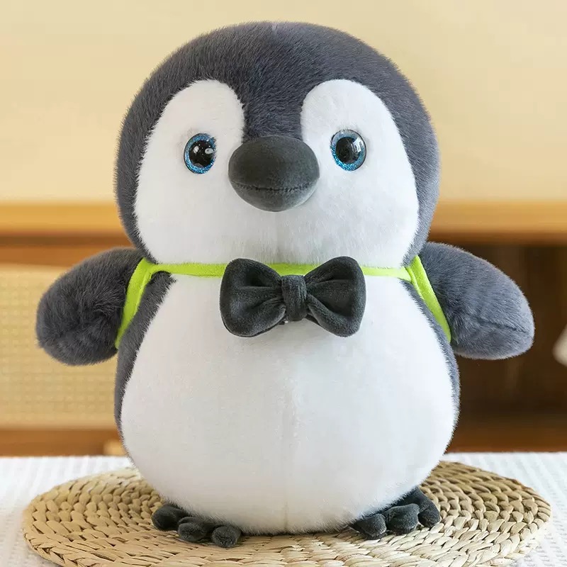 Cheap Price Customize Giant Cute Themed pink Gray penguin Plush Toys Newborn Suitable Plush Animal Toys From Character / Drawing