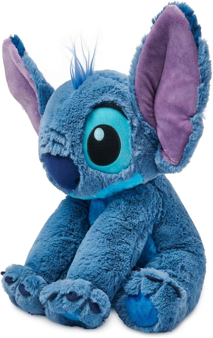 Whole Sales Official Stitch Medium Soft Toy Plush Dolls for Kids, Cuddly Character with Fuzzy Texture and Embroidered Details, Flexible Floppy Ears