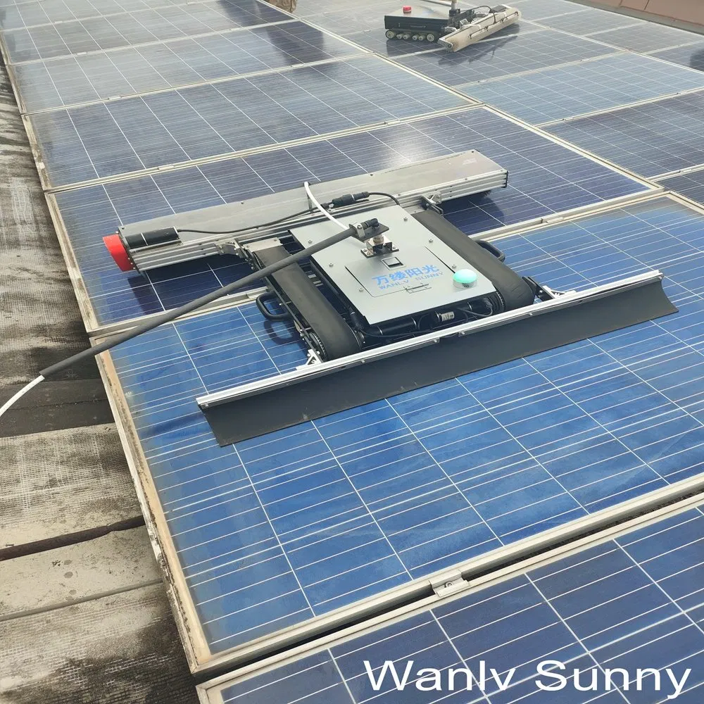 Customized Solar Panel Cleaning Robotic Tools with 0.8-1.2MW Day Cleaning Capability