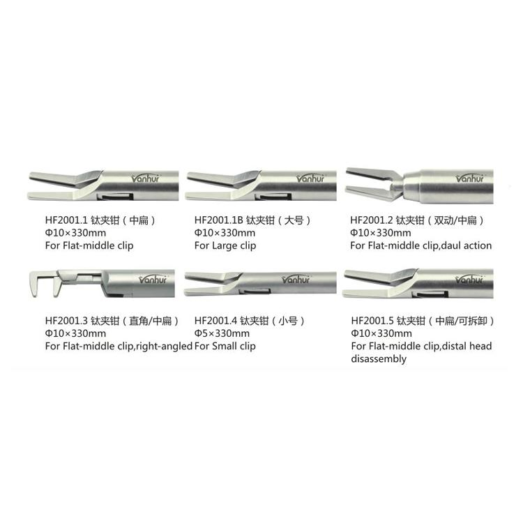 Laparoscopy Instrument Titanium Clip Applicator Medical Surgical Grasper