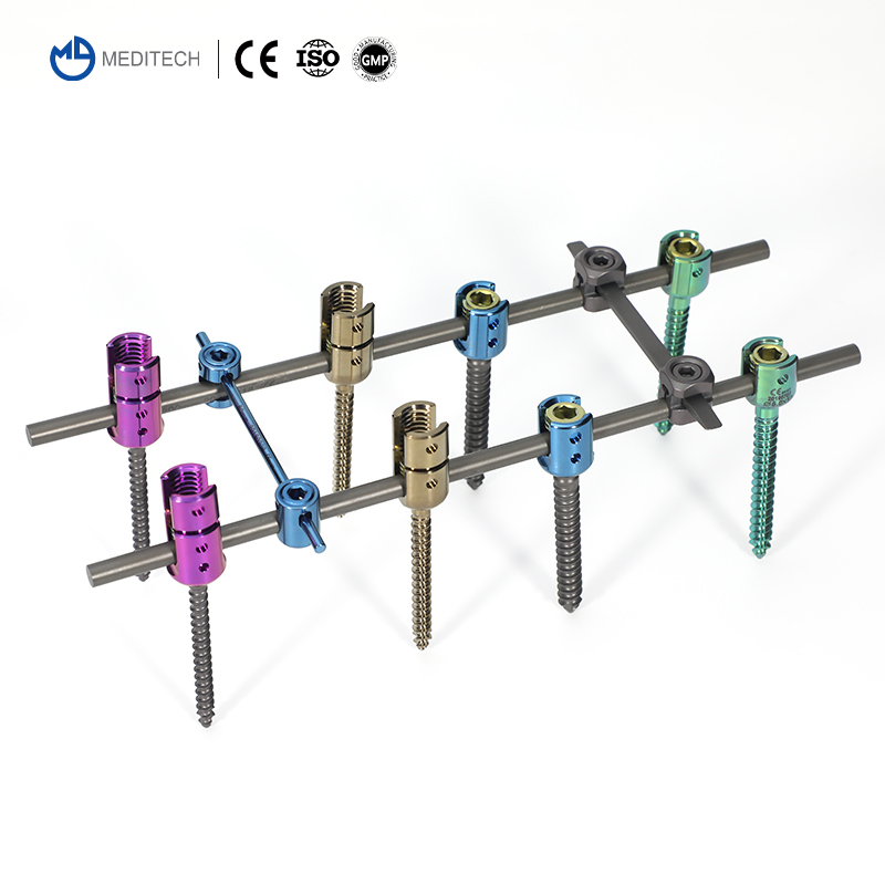 Orthopedic Titanium Pedicle Screw Instrument Set 6.0mm Spinal Pedicle Screw Instrument Set