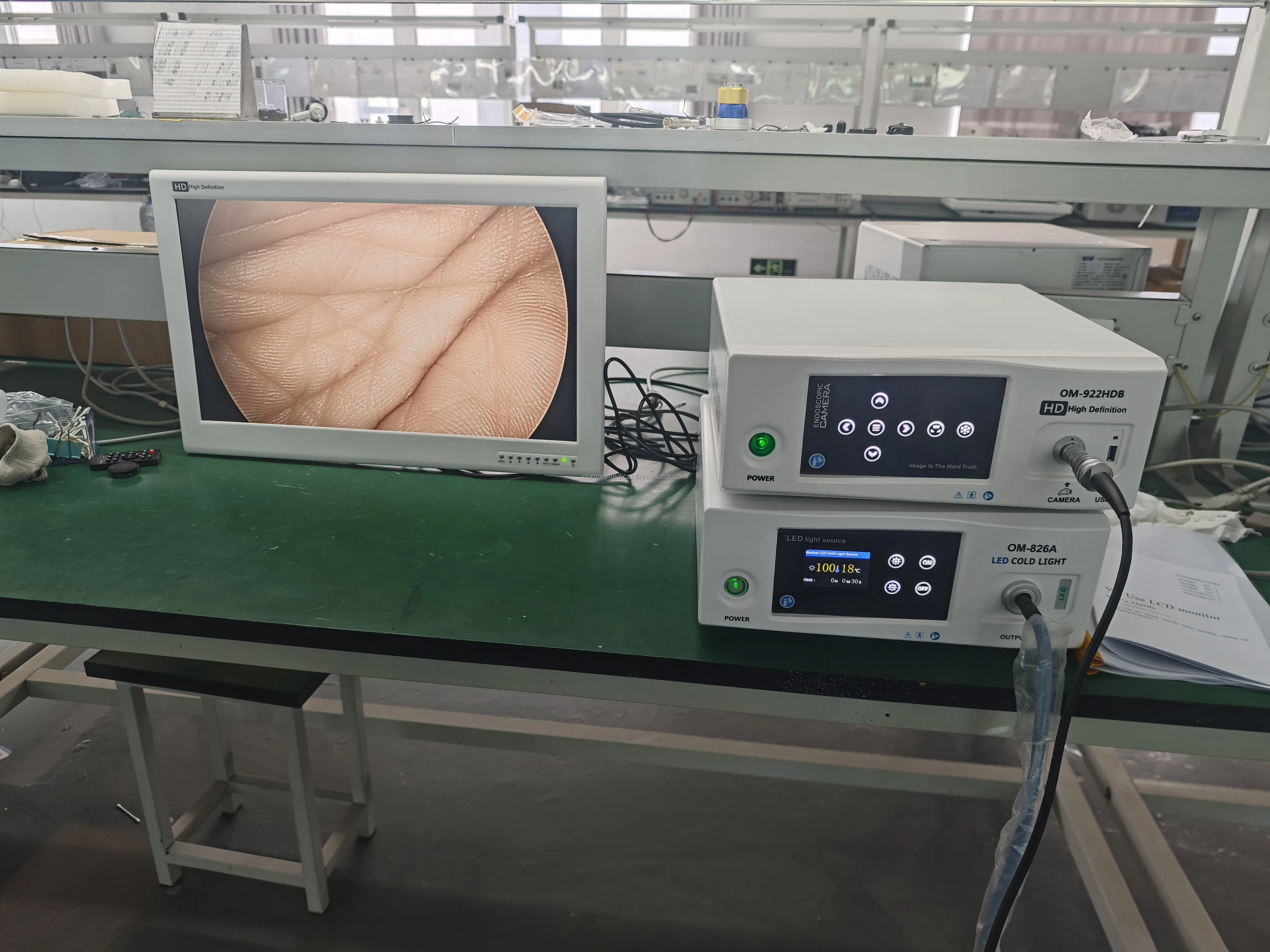 Ouman Arthroscopy Endoscope Camera System with Sheath for Surgery