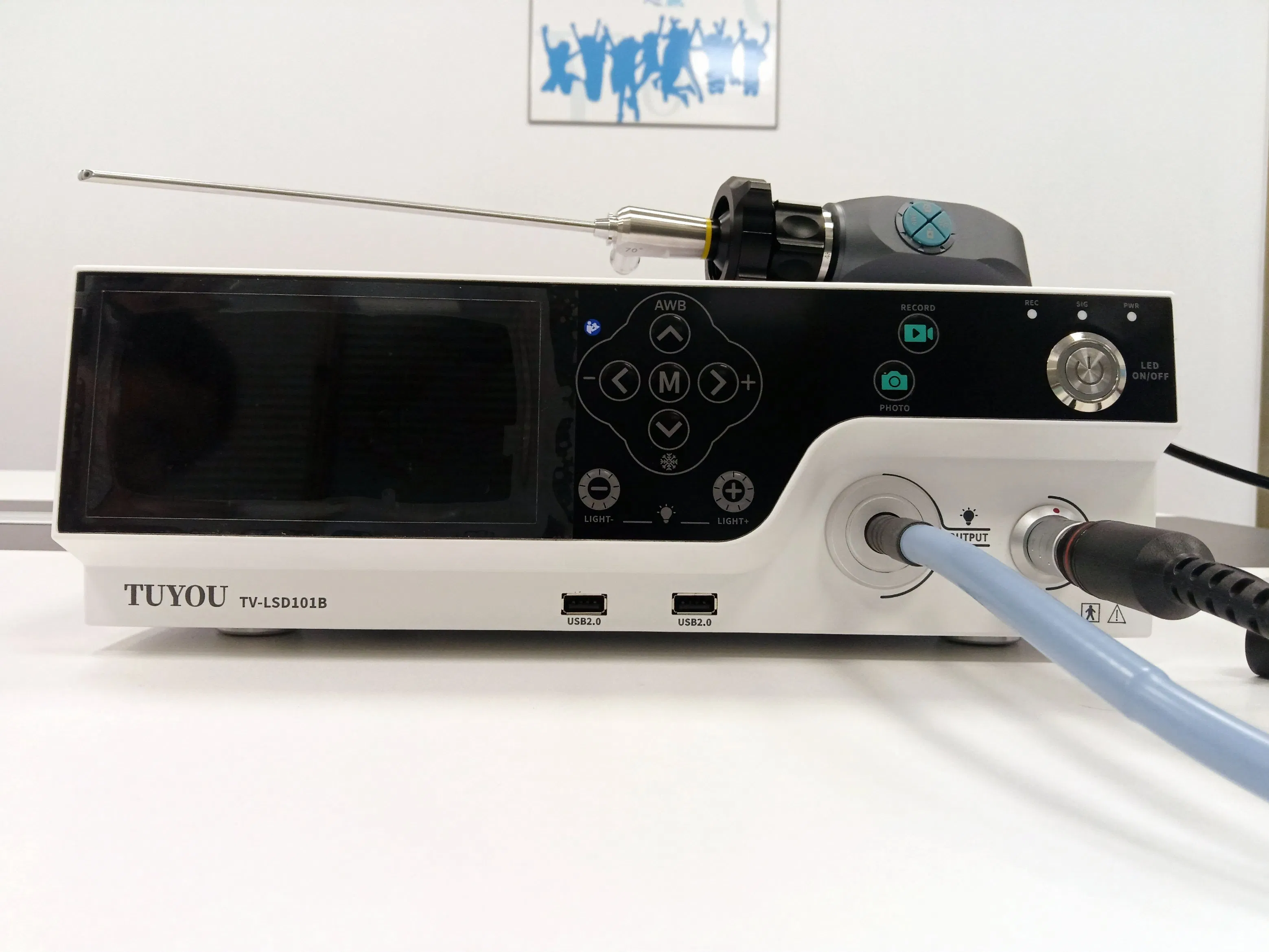 Tuyou Full HD Endoscopy Camera Endoscope Imaging System with Light Source for Hospital Clinic Use