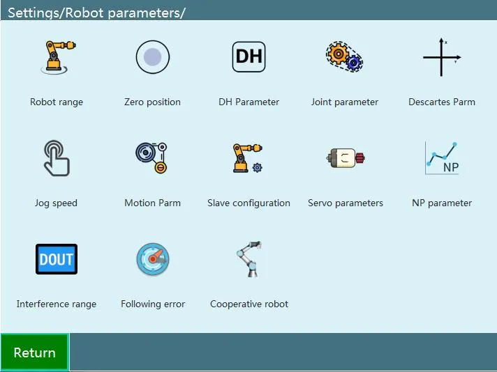 Robot Parameters