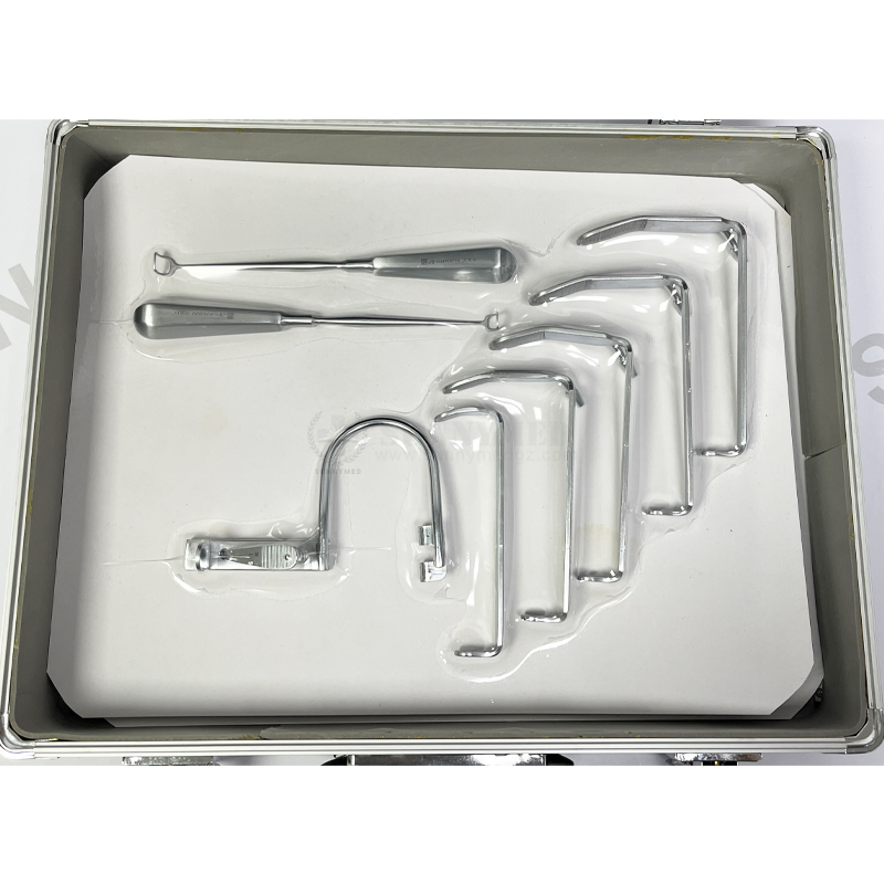 Sy-Xn05 Tonsil Scissors Crile Forceps Curettes Surgical Instrument Adenotonsillectomy Set