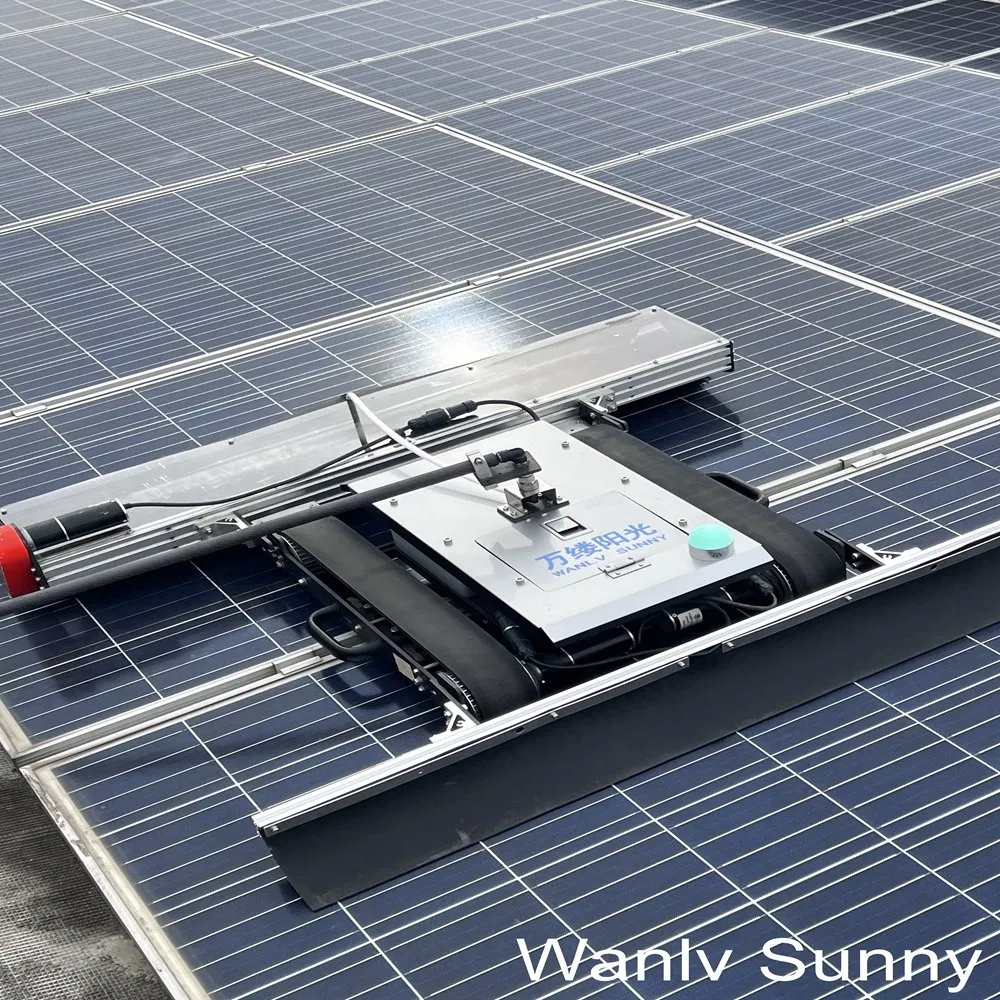 Customized Solar Panel Cleaning Robotic Tools with 0.8-1.2MW Day Cleaning Capability
